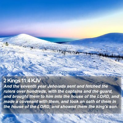 2 Kings 11:4 KJV Bible Verse Image