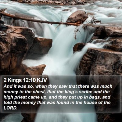 2 Kings 12:10 KJV Bible Verse Image