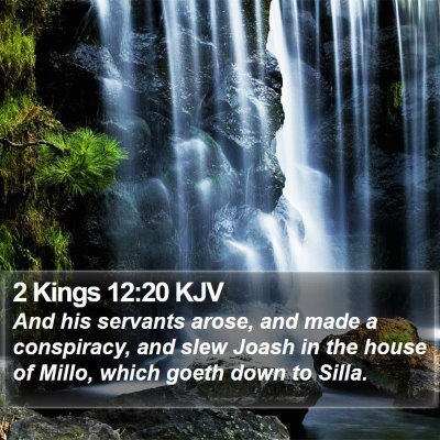 2 Kings 12:20 KJV Bible Verse Image