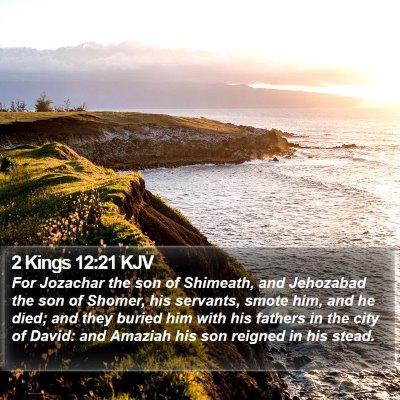 2 Kings 12:21 KJV Bible Verse Image