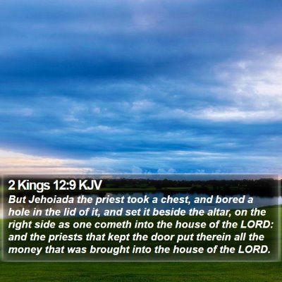 2 Kings 12:9 KJV Bible Verse Image