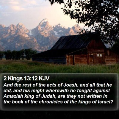 2 Kings 13:12 KJV Bible Verse Image