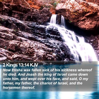 2 Kings 13:14 KJV Bible Verse Image