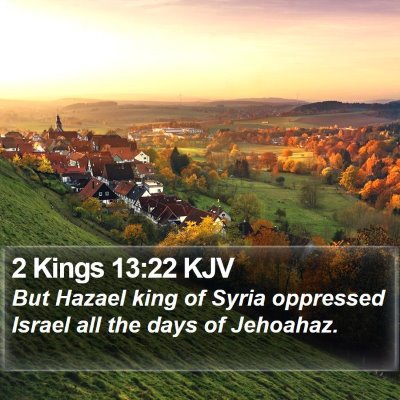 2 Kings 13:22 KJV Bible Verse Image