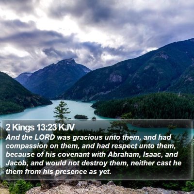 2 Kings 13:23 KJV Bible Verse Image