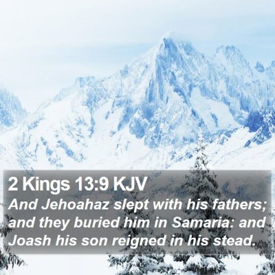 2 Kings 13:9 KJV Bible Verse Image