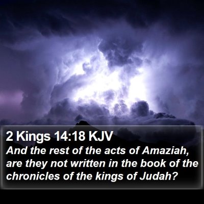 2 Kings 14:18 KJV Bible Verse Image