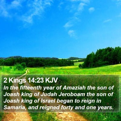 2 Kings 14:23 KJV Bible Verse Image
