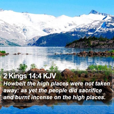 2 Kings 14:4 KJV Bible Verse Image