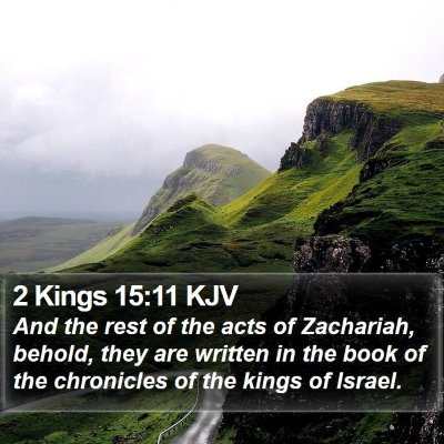 2 Kings 15:11 KJV Bible Verse Image