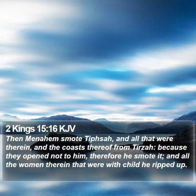 2 Kings 15:16 KJV Bible Verse Image