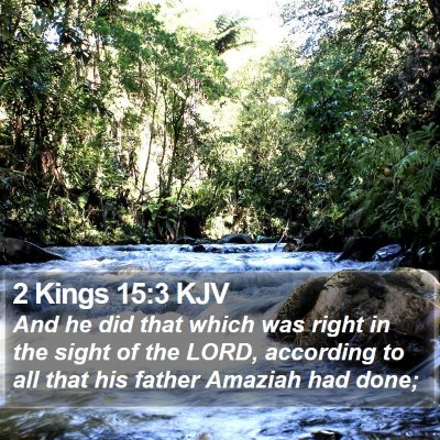 2 Kings 15:3 KJV Bible Verse Image