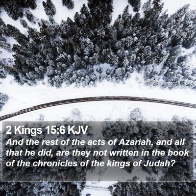 2 Kings 15:6 KJV Bible Verse Image