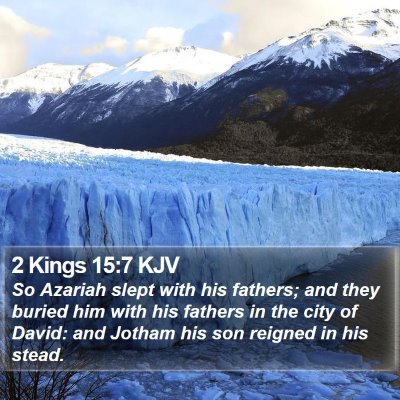 2 Kings 15:7 KJV Bible Verse Image