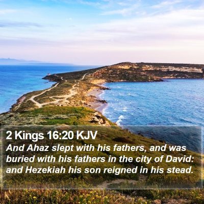 2 Kings 16:20 KJV Bible Verse Image