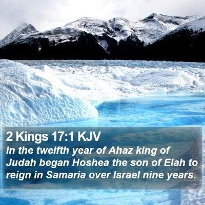 2 Kings 17:1 KJV Bible Verse Image