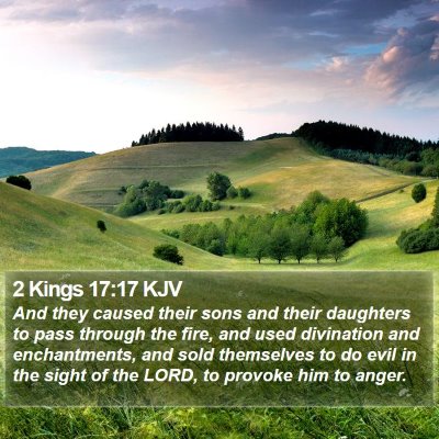 2 Kings 17:17 KJV Bible Verse Image