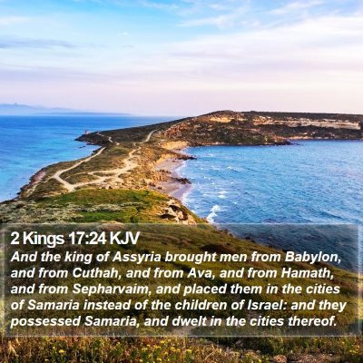 2 Kings 17:24 KJV Bible Verse Image
