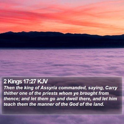 2 Kings 17:27 KJV Bible Verse Image