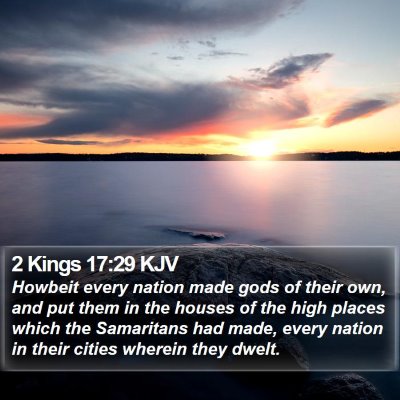 2 Kings 17:29 KJV Bible Verse Image