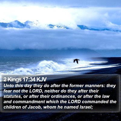 2 Kings 17:34 KJV Bible Verse Image