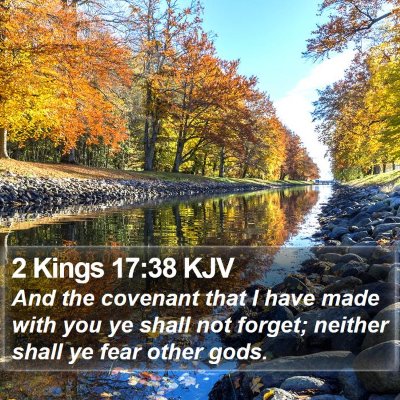 2 Kings 17:38 KJV Bible Verse Image