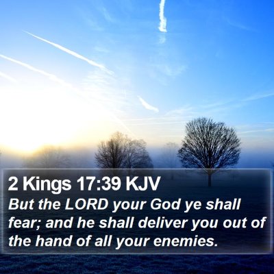 2 Kings 17:39 KJV Bible Verse Image