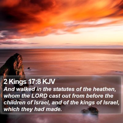 2 Kings 17:8 KJV Bible Verse Image