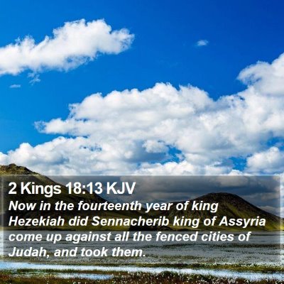 2 Kings 18:13 KJV Bible Verse Image