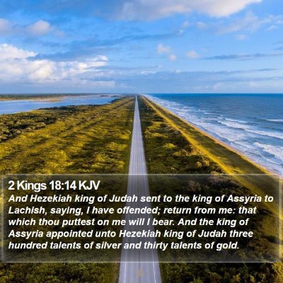 2 Kings 18:14 KJV Bible Verse Image