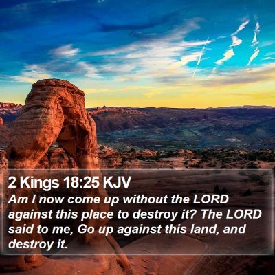 2 Kings 18:25 KJV Bible Verse Image