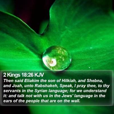 2 Kings 18:26 KJV Bible Verse Image
