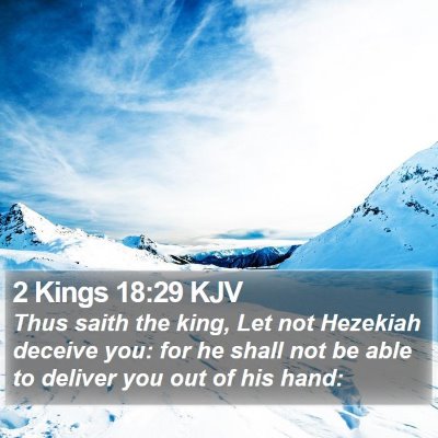 2 Kings 18:29 KJV Bible Verse Image