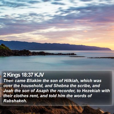 2 Kings 18:37 KJV Bible Verse Image