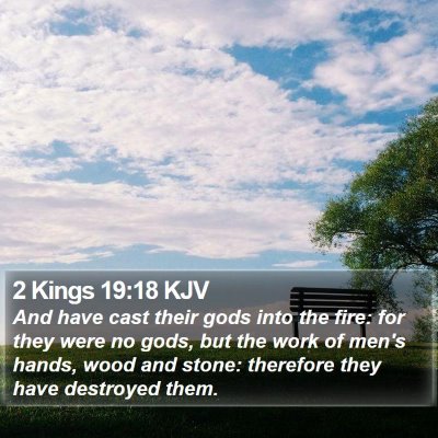 2 Kings 19:18 KJV Bible Verse Image