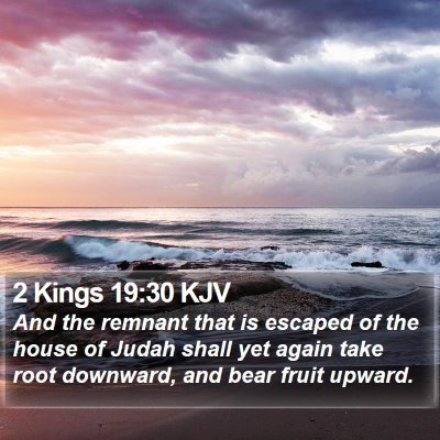 2 Kings 19:30 KJV Bible Verse Image
