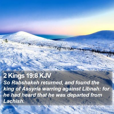 2 Kings 19:8 KJV Bible Verse Image