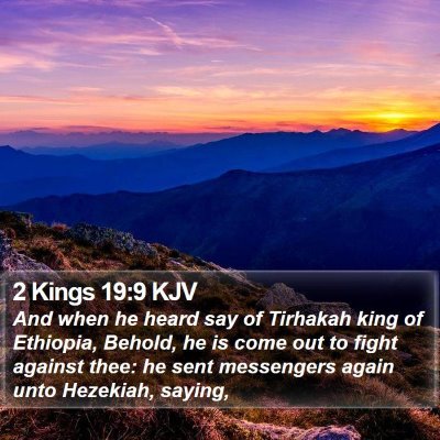 2 Kings 19:9 KJV Bible Verse Image