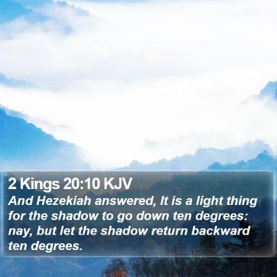 2 Kings 20:10 KJV Bible Verse Image