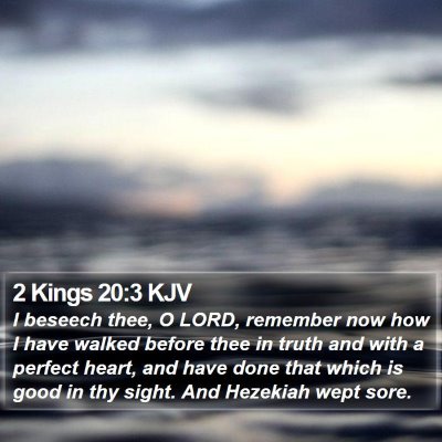 2 Kings 20:3 KJV Bible Verse Image