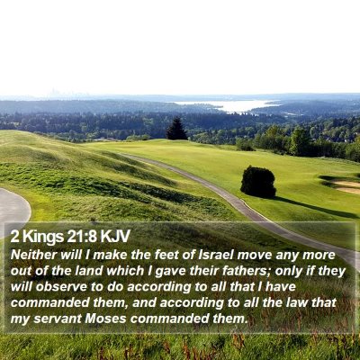 2 Kings 21:8 KJV Bible Verse Image