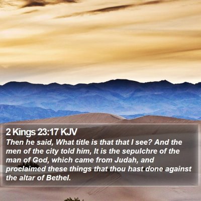 2 Kings 23:17 KJV Bible Verse Image