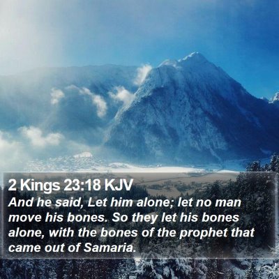 2 Kings 23:18 KJV Bible Verse Image