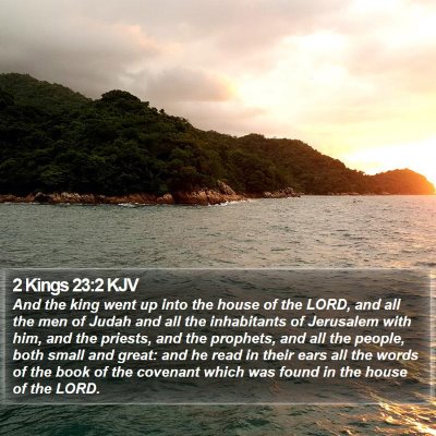 2 Kings 23:2 KJV Bible Verse Image