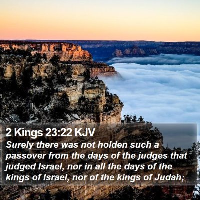 2 Kings 23:22 KJV Bible Verse Image
