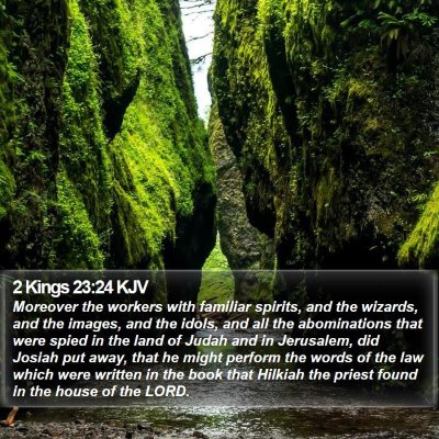 2 Kings 23:24 KJV Bible Verse Image