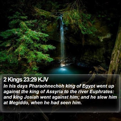 2 Kings 23:29 KJV Bible Verse Image