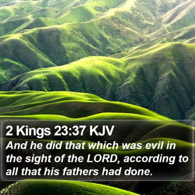 2 Kings 23:37 KJV Bible Verse Image