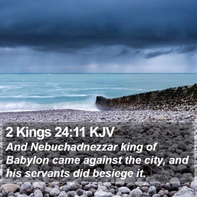 2 Kings 24:11 KJV Bible Verse Image