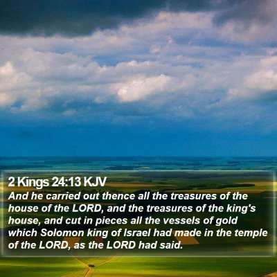 2 Kings 24:13 KJV Bible Verse Image